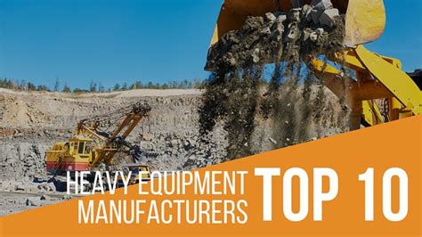 Top Ten Heavy Equipment Manufacturers | iseekplant