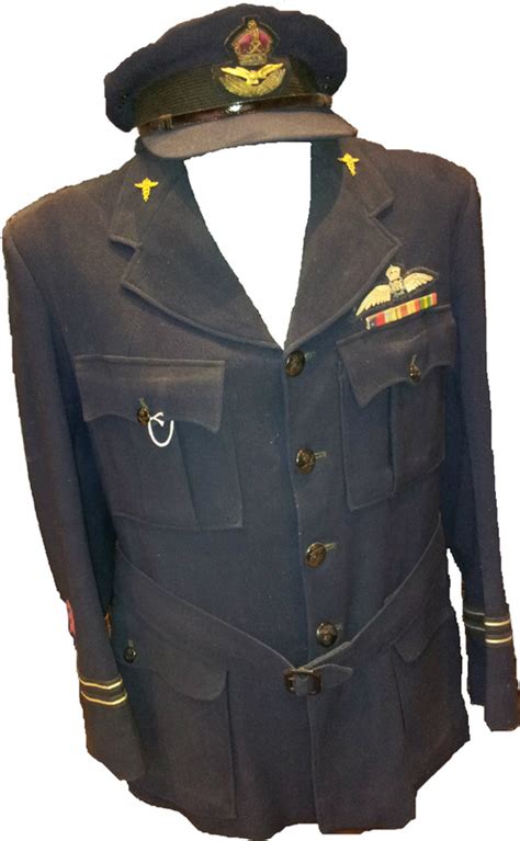 RAAF POST WW2 ROYAL AUSTRALIAN AIR FORCE UNIFORM JACKET PEAKED CAP ...