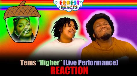 Tems "Higher" (Live Performance) (🇭🇹REACTION🇺🇸) - YouTube