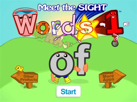 Meet the Sight Words1 for iPad Games Sight Word Sight Words