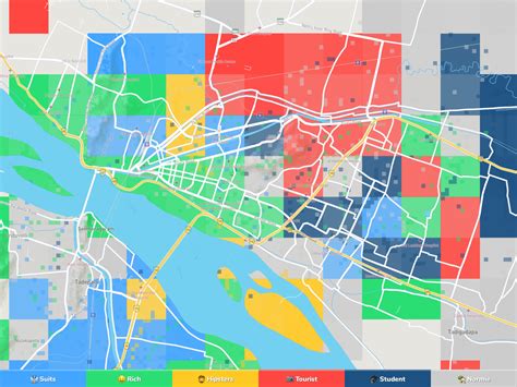 Vijayawada Neighborhood Map