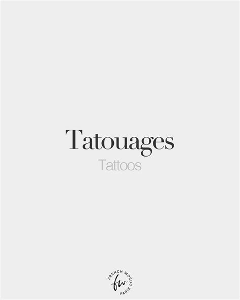 Details more than 79 french word tattoos and meanings best - in.coedo ...