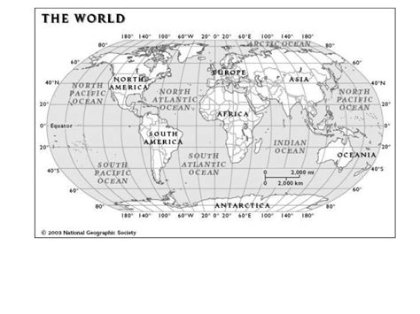 Printable World Climate Map