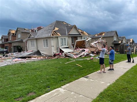 Tornado Leaves Damage in Ontario Canada