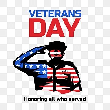 Army Veteran Clipart Transparent PNG Hd, Veterans Day Illustration With ...