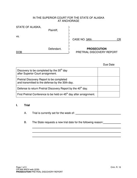 Form CR-368 ANCH - Fill Out, Sign Online and Download Printable PDF, Alaska | Templateroller