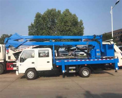 China High Quality ISUZU Truck Mounted Articulating Bucket Lift Manufacturers, Suppliers ...