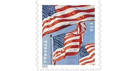 USPS Issues New Forever U.S. Flag Stamps