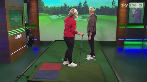 Sarah Stirk given golf lesson at the Audi Performance Zone! | Video ...