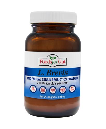 Lactobacillus Brevis Probiotic Powder | Foodsforgut Editor X