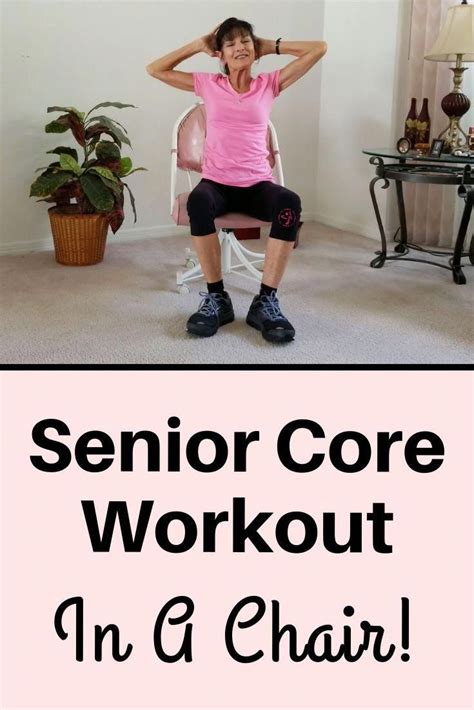 Seated Core Exercises For Seniors - Fitness With Cindy | Senior fitness ...
