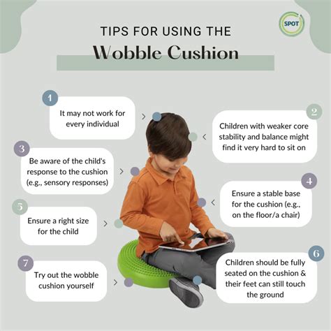 Wobble cushion - flexible seating option & wonder tool for balance and posture - SPOT Children's ...