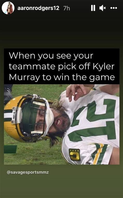 Aaron Rodgers posts his favorite Aaron Rodgers meme - Sports Illustrated