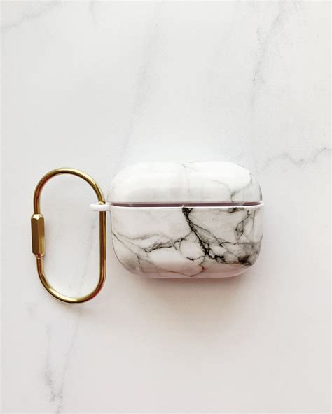 White Marble Airpod Pro Case – Janet Gwen Designs