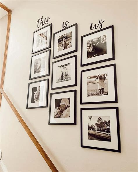 38 Black Frame Gallery Wall Layouts to Display Your Pictures