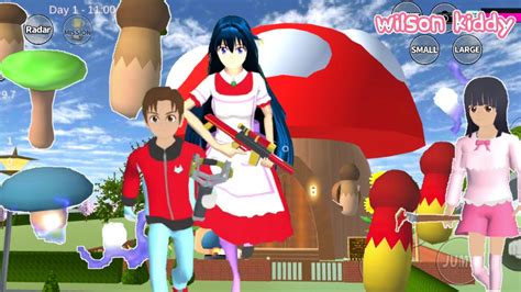 Yuta Sakura Mio ke Rumah Jamur Raksasa 😱😲 | Sakura School Simulator | Game Wilson Kiddy - YouTube