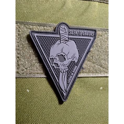 SILENT OPERATOR Rubberized Burnik Patch *Limited Edition | Shopee Philippines