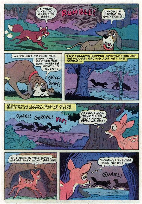 Read online Walt Disney Productions' The Fox and the Hound comic - Issue #3