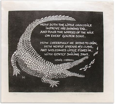 How Doth The Little Crocodile (Property of Lewis Carroll), poem by Alice Kingsleigh