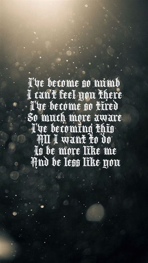 Numb Lyrics, Best Song Lyrics, Music Lyrics, Music Is My Escape, All ...