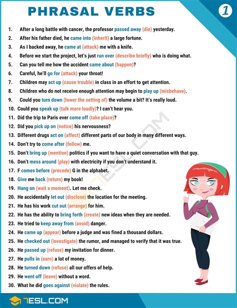 List Of Phrasal Verbs - 2000+ Phrasal Verbs List from A-Z (to Sound ...