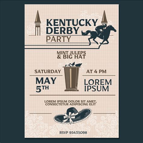 21+ Kentucky Derby Party Invitations Free Images | US Invitation Template