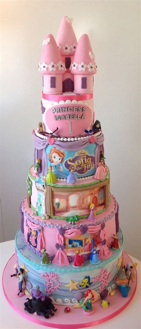 Disney Princess 1St Birthday Cake - CakeCentral.com