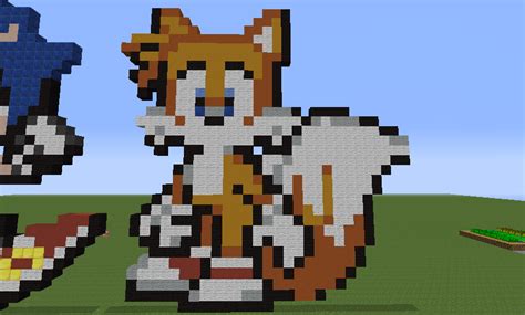 Minecraft Pixel Art: Tails by Luke-Harrison on DeviantArt