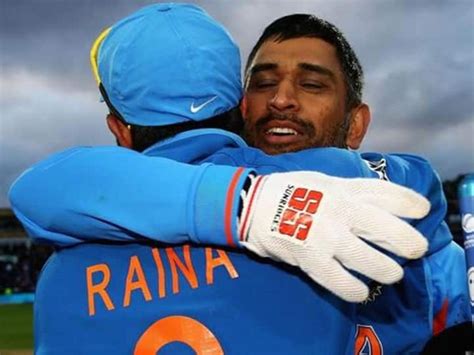 Dhoni And Raina Together Images In Csk And India Match Friendship ...