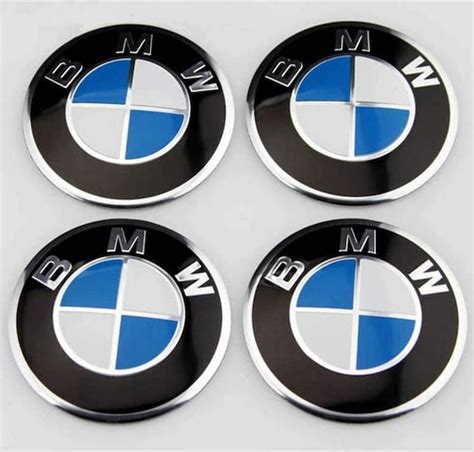 4pcs 56mm Decal Badge Emblem Stickers Fits BMW Wheel Centre | Etsy