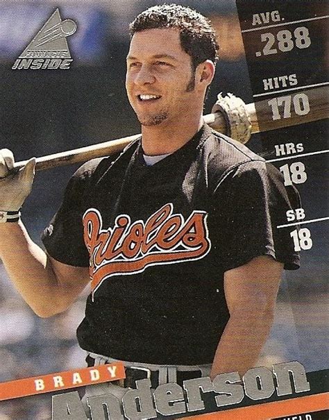 Orioles Card "O" the Day: Brady Anderson, 1998 Pinnacle Inside #82