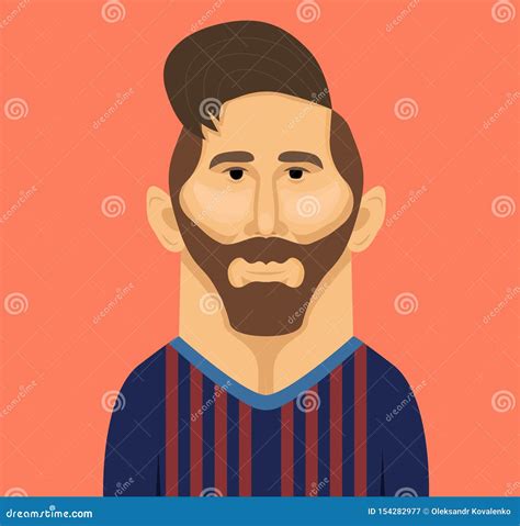 Lionel Messi At Inter Miami Royalty-Free Cartoon | CartoonDealer.com #285227024