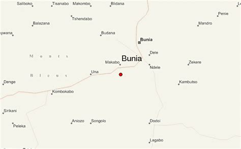 Bunia Location Guide