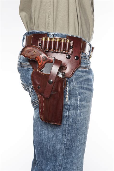 Alaska Hunter Hip Holster, a leather gun holster designed to work | Diamond D Custom Leather ...