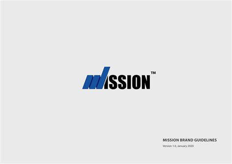 Mission - Brand Guidelines on Behance