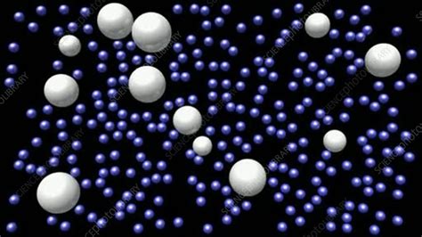 Brownian motion, animation - Stock Video Clip - K004/3229 - Science Photo Library