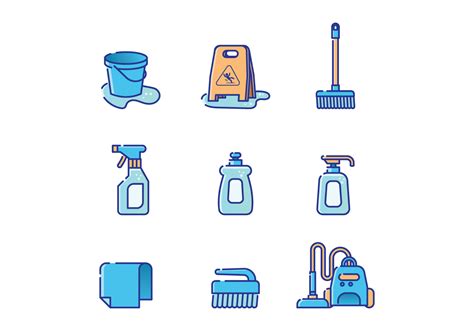 Free Cleaning Supplies Vector 121181 Vector Art at Vecteezy