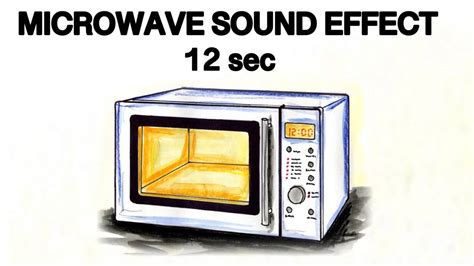 Microwave sound effect - YouTube