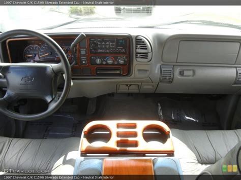 Neutral Shale Interior Dashboard for the 1997 Chevrolet C/K C1500 Silverado Extended Cab ...