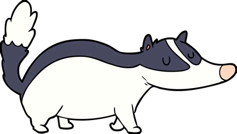 cartoon badger drawing 46875799 PNG