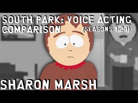 South Park Voice Acting Comparison: Sharon Marsh (Seasons 1-24) [ SPOILERS ] - YouTube