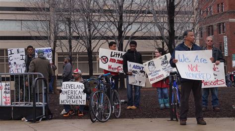 Photos from the Home Opener Anti-Wahoo Protest | Cleveland | Cleveland ...