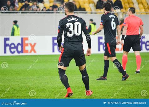 LVIV, UKRAINE - December 07, 2017: Unai Nunez during the UEFA Eu ...