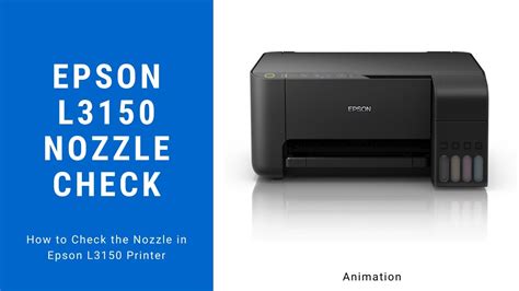 Nozzle Check Epson L3150 Printer | Animation - YouTube