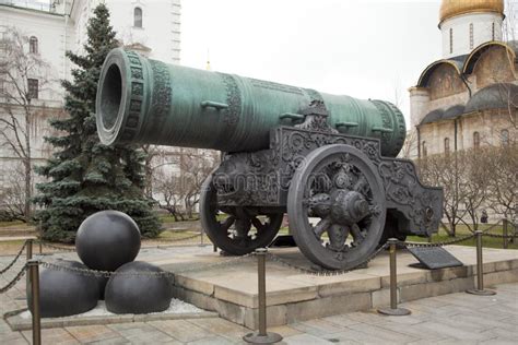 King Cannon Tsar Cannon in Moscow Stock Image - Image of danger ...