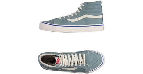 Vans Canvas High-tops & Sneakers in Sky Blue (Blue) for Men - Lyst