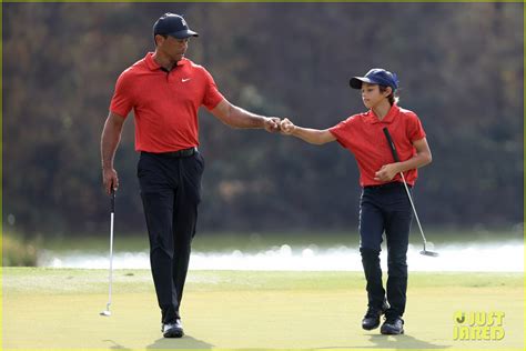 Tiger Woods & Son Charlie Finish in Second Place During PNC ...