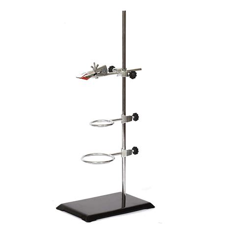 Lab Support Stands Platform W/ Ring Clamp Physics Chemistry Experiment Tool 50CM ...