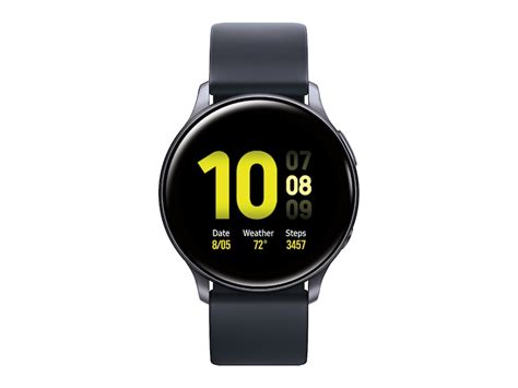 Galaxy Watch Active2 (40mm), Aqua Black (Bluetooth) Wearables - SM ...