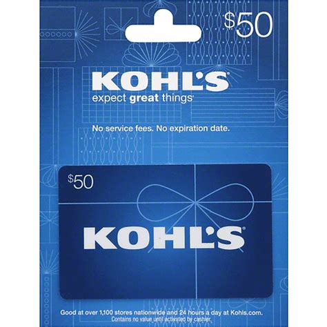 Kohl's Gift Card $50 | Shop | Ron's Supermarket